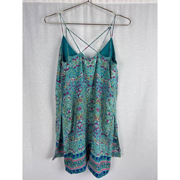 ⭐️ Anthropologie Maeve Merte Silk Tunic Top Summer Artsy Colorful Resort - Picture 3 of 8